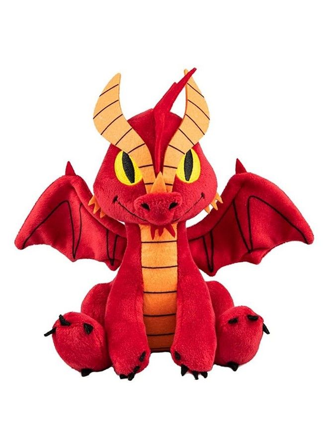 Kidrobot Phunny Plush Red Dragon Toy 8 Inches - Image 1