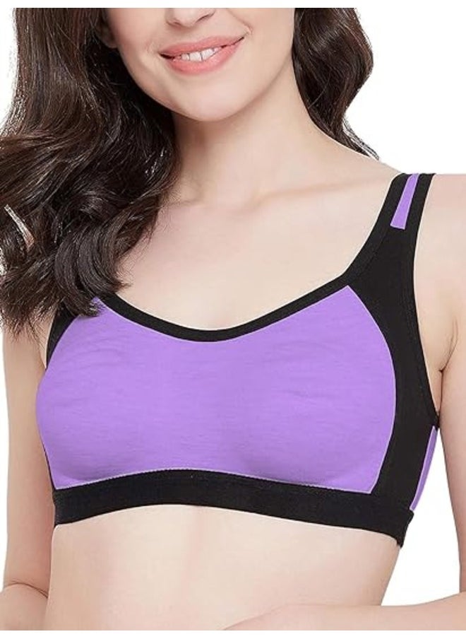 Love Bell - Love Bell Women's Low Impact Sports Bra with Racerback - Double Layered Active Bra - Ladies Tank Top for Yoga - Training Bra - Sporty Crop Top - Image 1