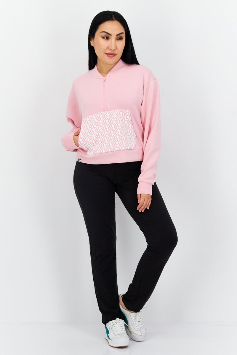 Ufc Women Sportswear Fit Long Sleeves Running Sweatshirt, Pink - Image 3