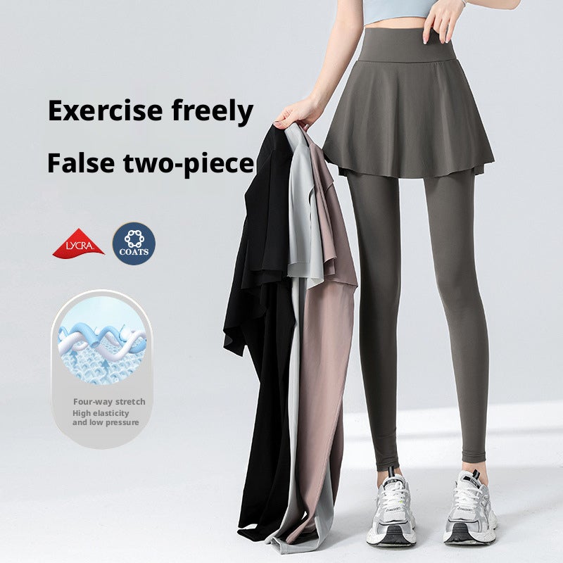 Women's High-Waist Butt-Lifting Yoga Pants with Shorts - Image 2