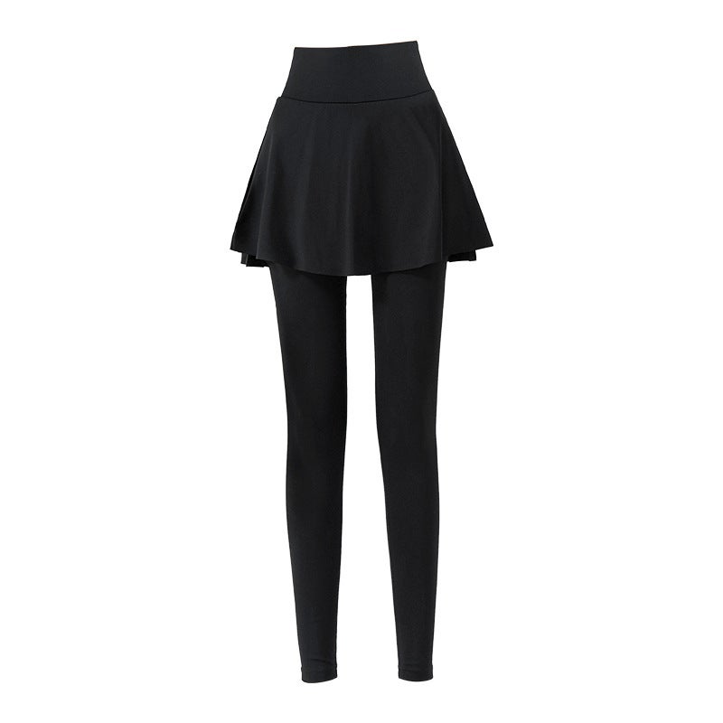 Women's High-Waist Butt-Lifting Yoga Pants with Shorts - Image 5