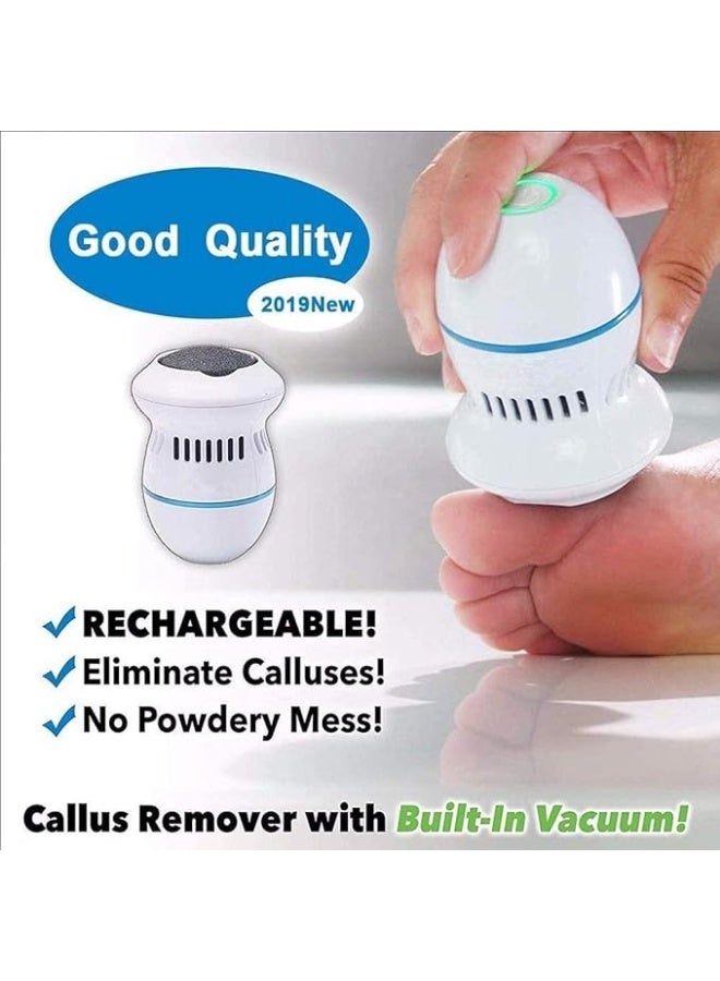 مبرد أقدام كهربائي محمول يعمل بالشفط، مزود بمنفذ USB، أداة للعناية بالقدمين، مزيل للجلد الميت ثنائي السرعة - أداة للعناية بالقدمين لإزالة الجلد الميت والمتشقق والجاف - Image 4