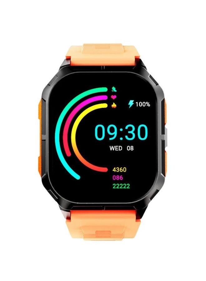 HiFuture Fit Ultra3 Wireless Calling Smartwatch 2 Inch AMOLED Display, Orange - Image 1