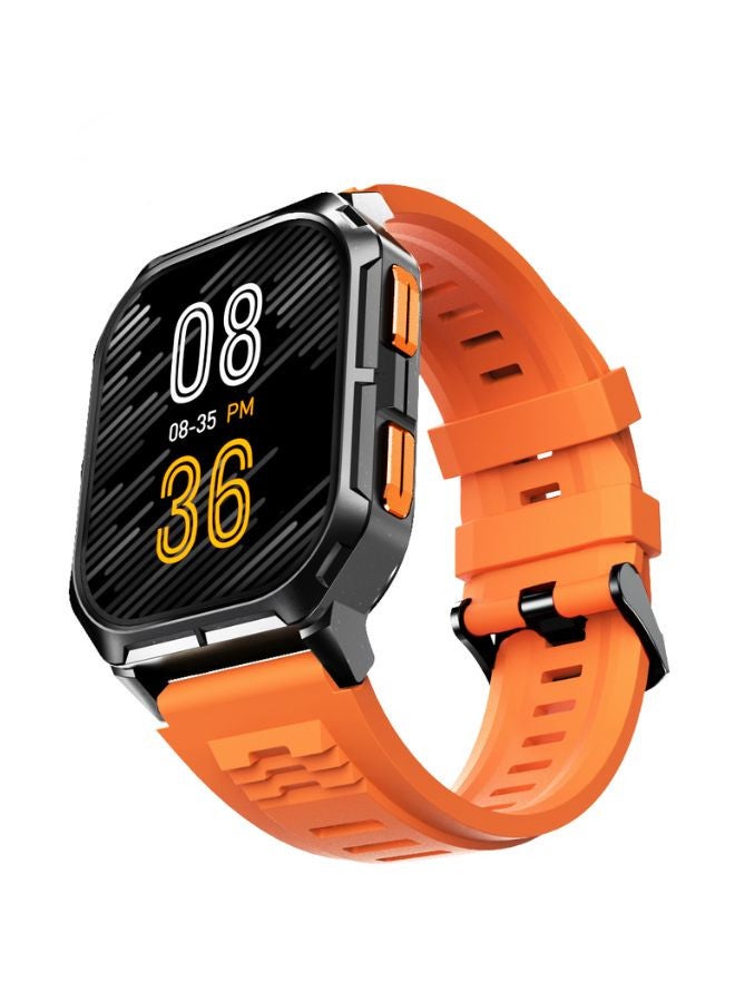 HiFuture Fit Ultra3 Wireless Calling Smartwatch 2 Inch AMOLED Display, Orange - Image 2