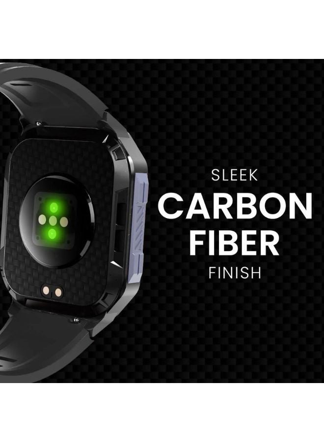 HiFuture Fit Ultra3 Wireless Calling Smartwatch 2 Inch AMOLED Display, Orange - Image 5