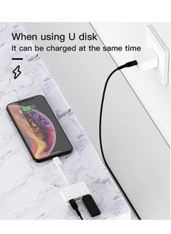 ELTRAZONE Camera Memory SD Card Reader Compatible for iPhone,Compatible with Lightning Male to USB Female OTG Adapter Micro TF Power Charging Splitter Charger Connector for Apple for ipad  - Image 4