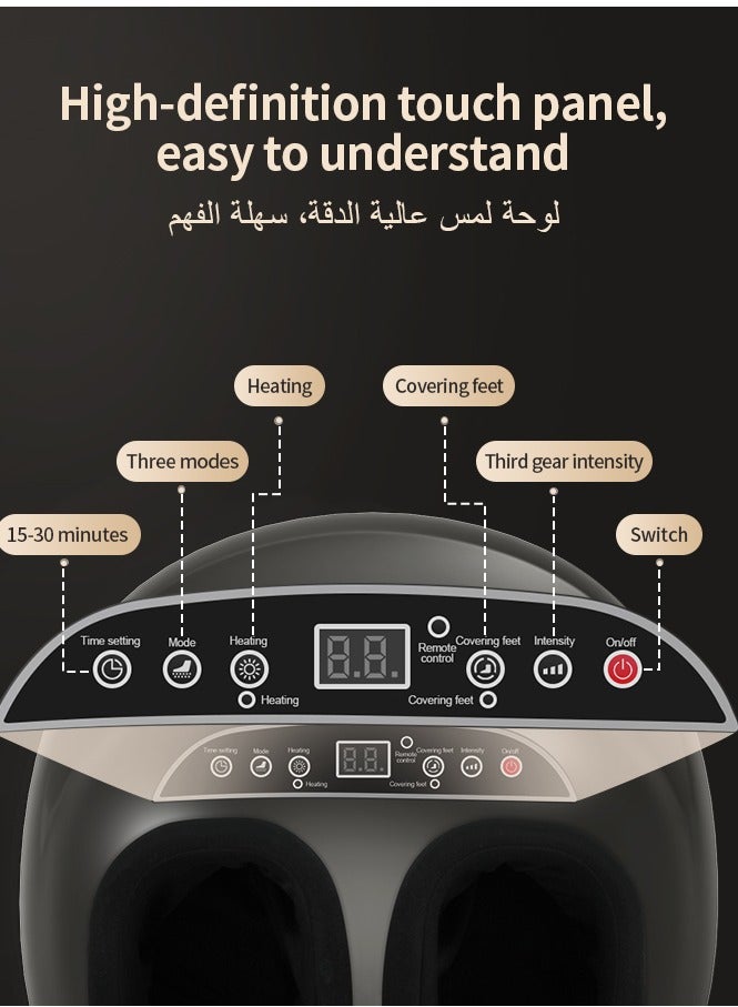 Electric Foot Massager Heating Therpay Shiatsu Kneading Roller Muscle Vibrator Pain Relief Relaxation Hot Compression Foot Spa - Image 5