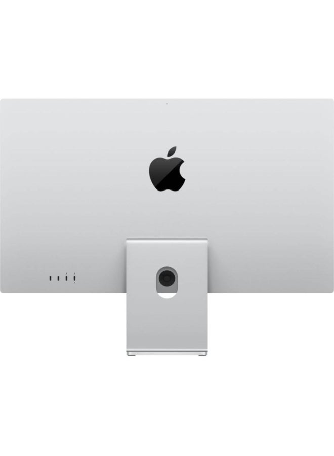 ابل  27-inch Studio Display 5K Retina Monitor, Standard Glass, Tilt-Adjustable Stand, 600 Nits, Thunderbolt 5, 12MP Center Stage Camera, Three-Mic Array & Six-Speaker Sound, Silver (MFEY4B/A) black - Image 2