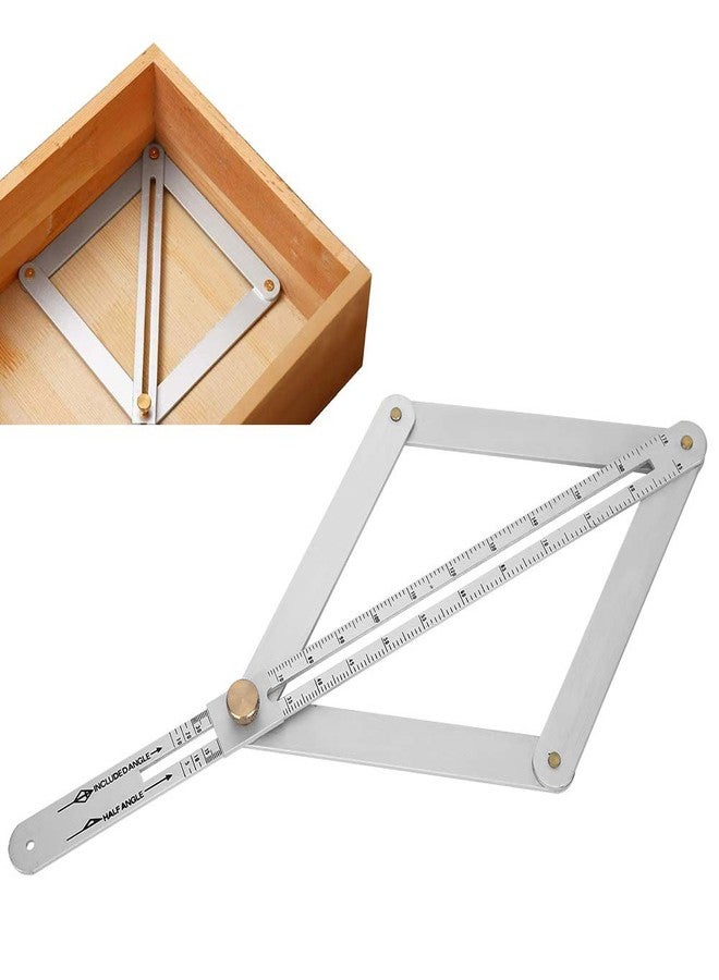 Thincol Corner Angle Finder, 4?Fold Multifunctional Angle Measuring Ruler, 0-170° Goniometer Ruler Diagonal Ceiling Profiler, Woodworking Measuring Tool - Image 1