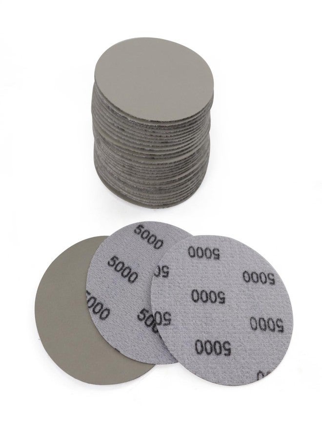 MAXMAN 30Pcs 3-Inch Sanding Discs, 5000 Grits Hook and Loop Professional Silicon Carbide Sand Paper, Wet Dry Polish for Wood, Metal, Paint, Car Polishing - Image 1