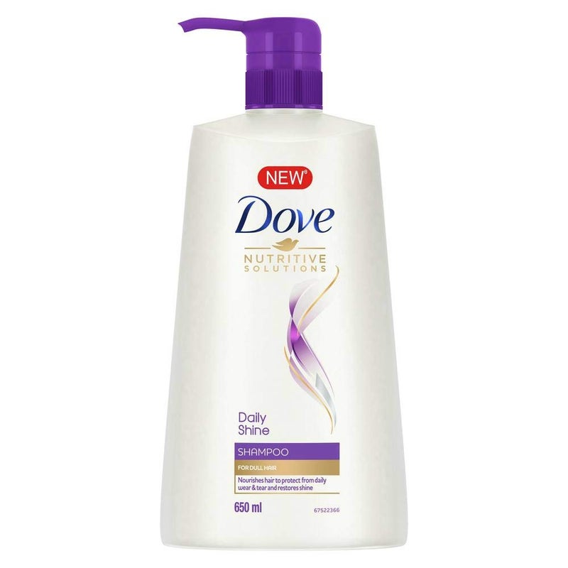 Dove غسول الجسم دوف المغذي بعمق 800 مل وشامبو اللمعان اليومي 650 مل - Image 5