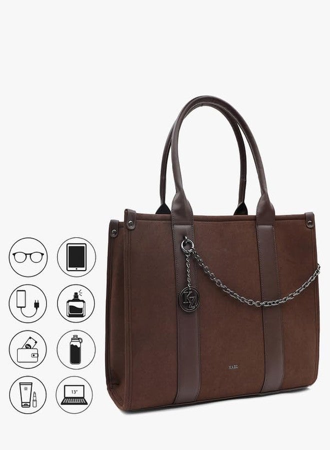 Kazo Cooper Tote Bag | Chocolate Brown - Image 3