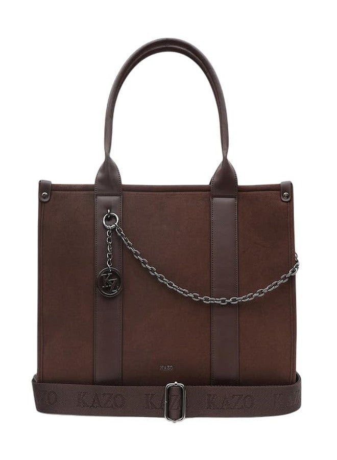 Kazo Cooper Tote Bag | Chocolate Brown - Image 1