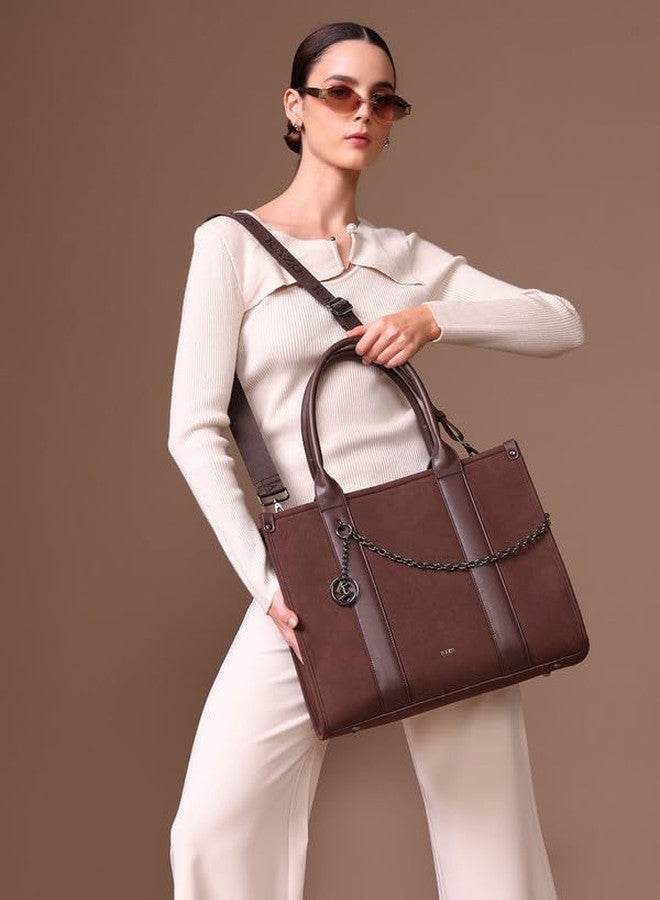 Kazo Cooper Tote Bag | Chocolate Brown - Image 2