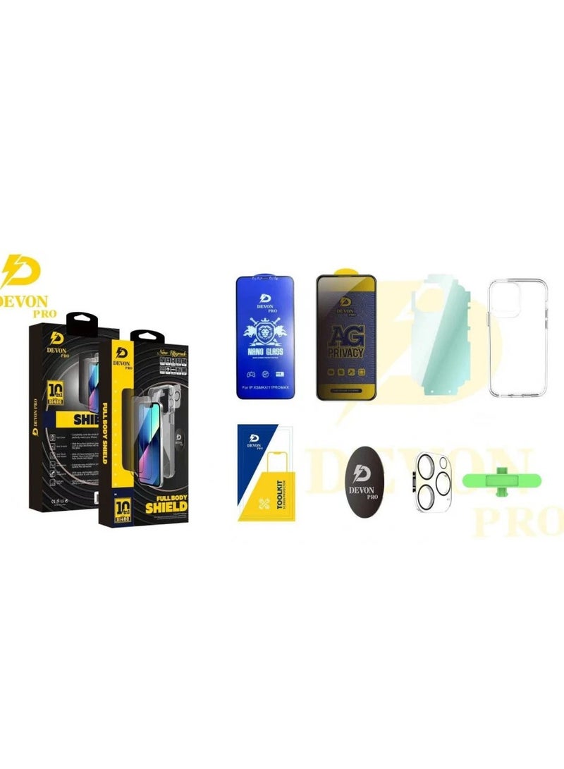 Devon iPhone 14 Pro Max Protection (Privacy Cover) 10-in-1 Package [iPhone Protection Package] The strongest complete protection for your phone ever - Image 3