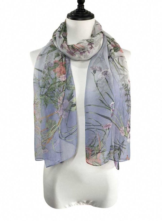 Acotavie Scarfs for Women Lightweight Fashion Scarves Print Floral Pattern Scarf Shawl Wraps (C14) - Image 2