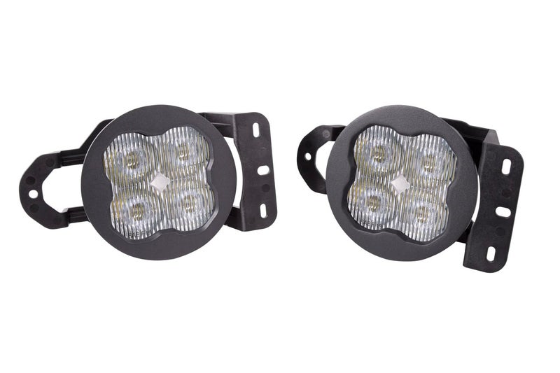 Diode Dynamics SS3 SAEDOT Type MS Fog Light Kit compatible with Jeep JK WranglerJT Gladiator White SAE Fog Max