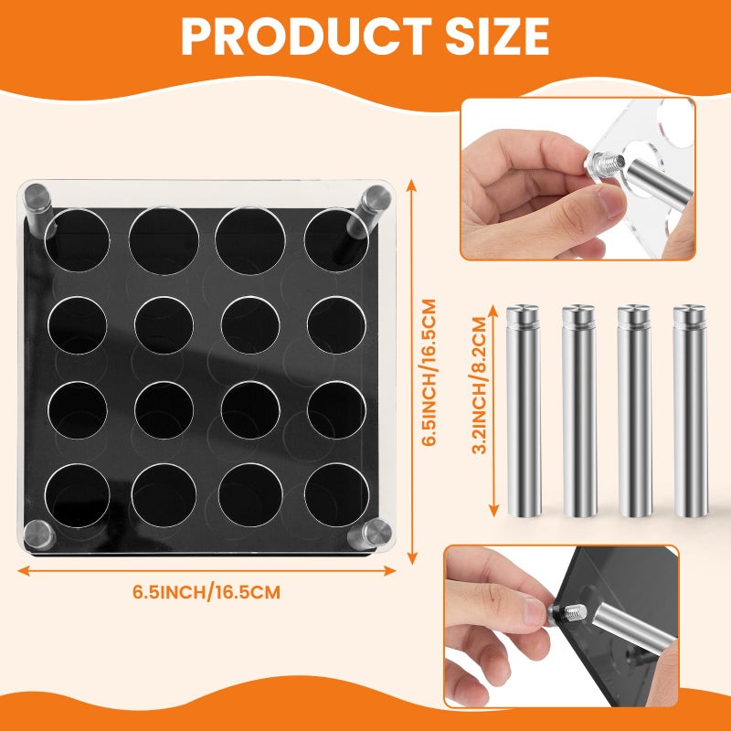 U Tag It Chess Piece Holder, Metal Holder for Chess Molds for DIY Silicone Molds, Silicone Molds Accessories for Making Game Kit Set - Image 2