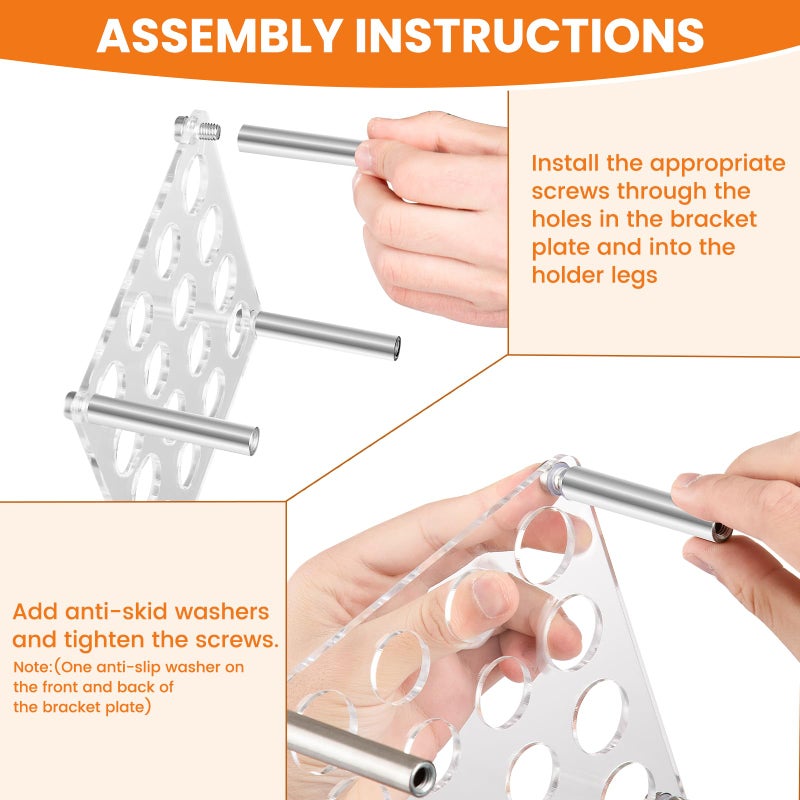 U Tag It Chess Piece Holder, Metal Holder for Chess Molds for DIY Silicone Molds, Silicone Molds Accessories for Making Game Kit Set - Image 3