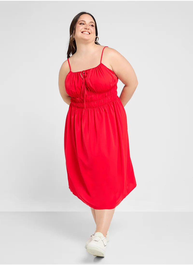 Ginger Plus Cami Channel Waist Sundress