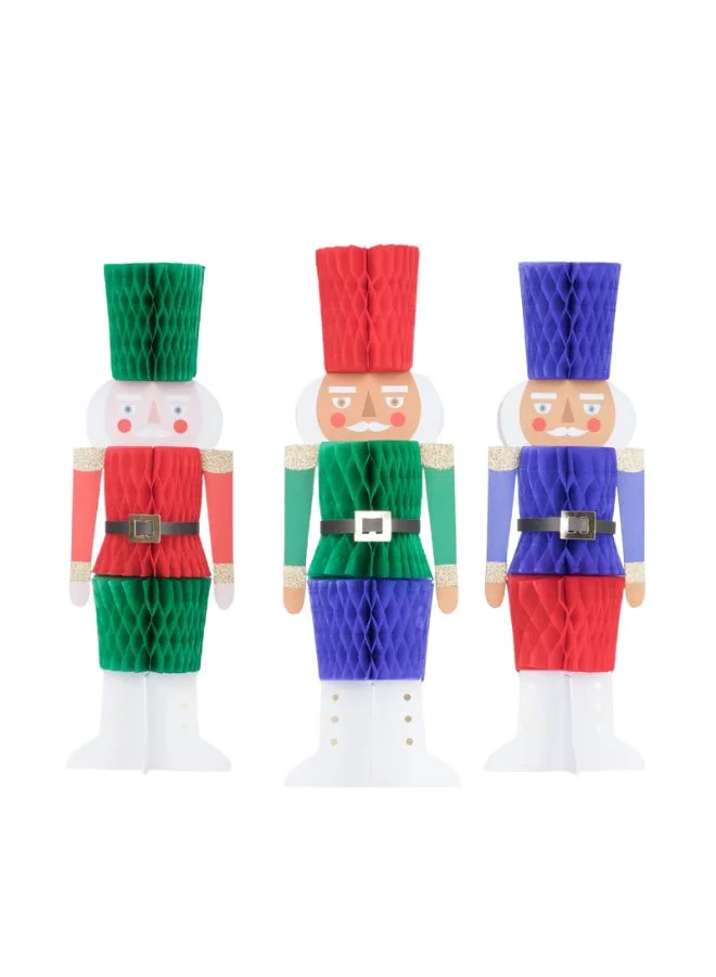 Meri Meri Honeycomb Nutcracker Decorations