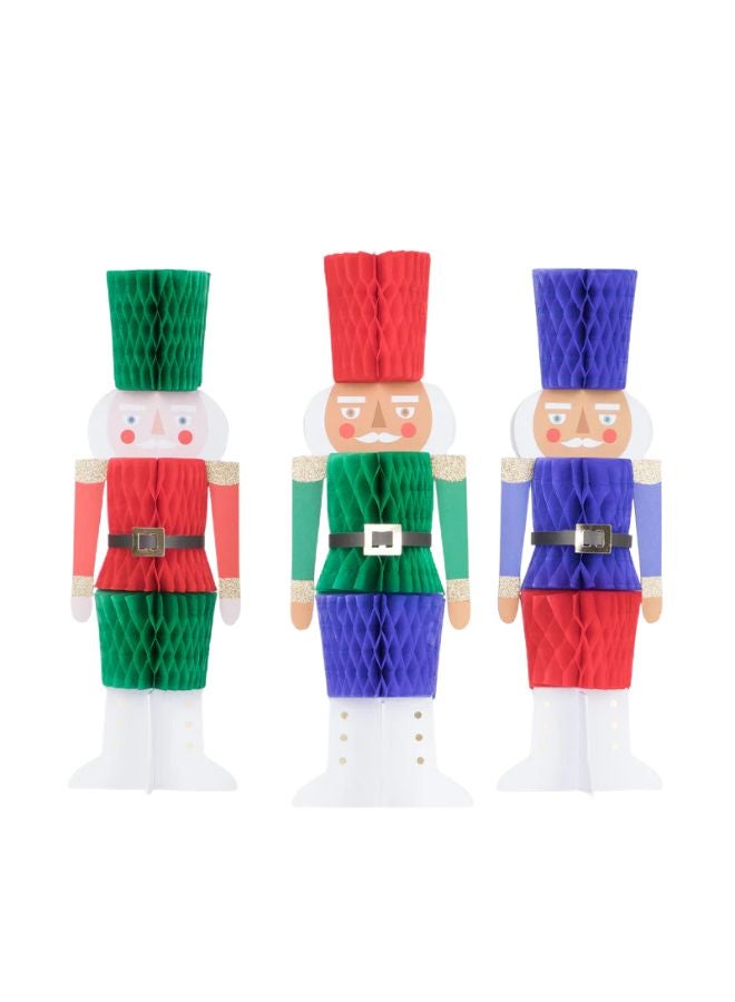 Meri Meri Honeycomb Nutcracker Decorations - Image 1