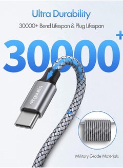 etguuds USB C to USB C Cable 3ft, 2-Pack 60W USBC to USBC Cord, Type C to C Charger Cable Fast Charging for iPhone 16 15 Pro Max Plus, for Samsung Galaxy S24 S23 S22, for MacBook/iPad, Pixel  - Image 5