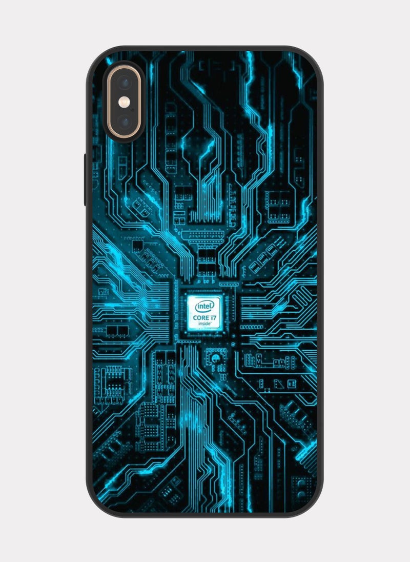 PXLAAT iPhone X MAX case cover Intel Computer Processor - Image 1