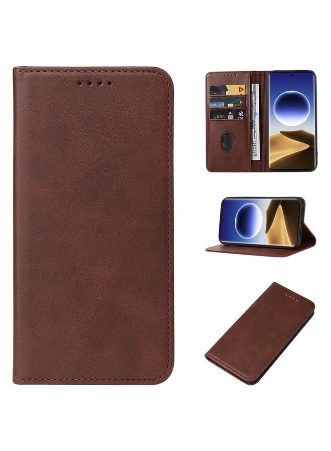 اس-توب جراب هاتف OPPO Find X7 المصنوع من الجلد بإغلاق مغناطيسي - Image 1