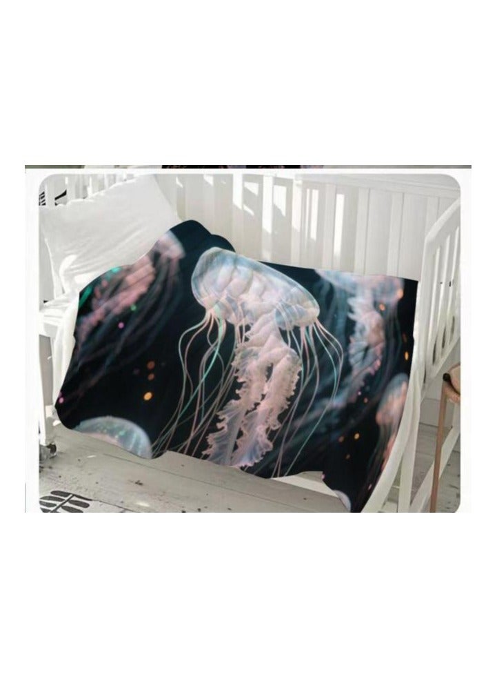 عام بطانية رقيقة من الفانيلا الكرتونية للأطفال أو الطلاب (دافئة ومريحة ومناسبة للنوم والألعاب) 100 سم * 150 سم - Image 1