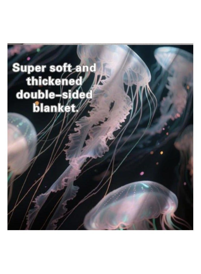 عام بطانية رقيقة من الفانيلا الكرتونية للأطفال أو الطلاب (دافئة ومريحة ومناسبة للنوم والألعاب) 100 سم * 150 سم - Image 4