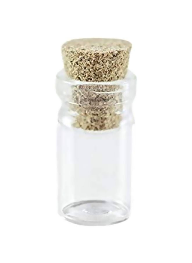 Super Z Outlet Clear Glass Jars Bottles 50 Pack Mini, Tiny, Cork Stoppers, Arts & Crafts, Projects, Decoration, Party Favors, 18mm x 10mm Diameter Glass - Image 2