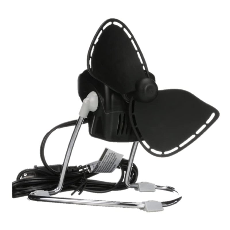 Caframo Chinook 2Speed Desk Fan Cage Free Easy To Clean Soft Blades Canadian Made 88 Blade 707CHBBX Black