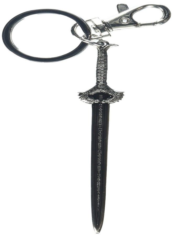 DC Girls Wonder Woman Sword Pewter Key Ring Multi-colored, 3" - Image 1