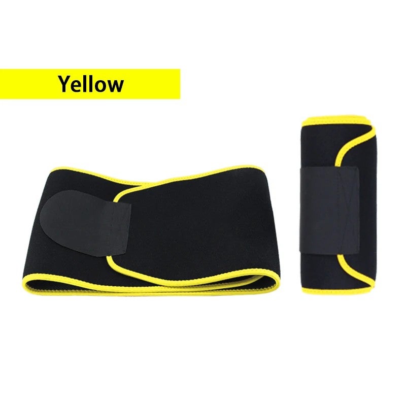 Bluejw Logo Adjustable Neoprene Sweat Waist Trimmer Belt - Waist Thigh Trimmer & Butt Lifter - Slimming Waist Trimmers for Women Workout Fitness - Image 1