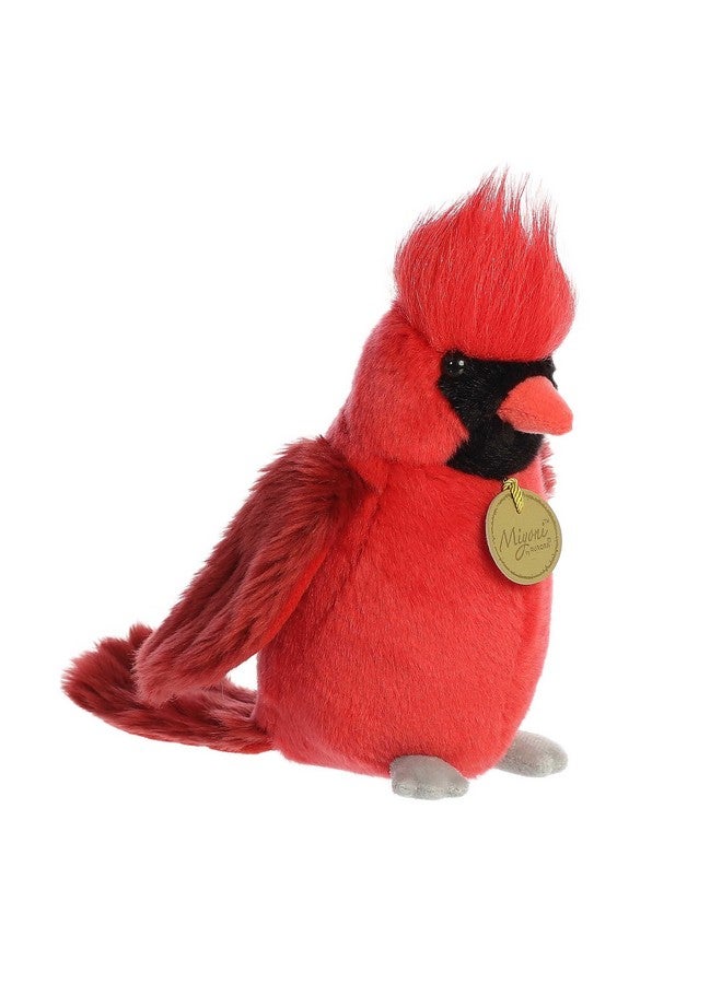 Aurora® Realistic Miyoni® Cardinal Stuffed Animal - Lifelike Detail - Cherished Companionship - Red 9 Inches - Image 1