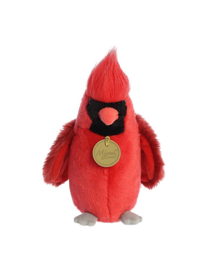Aurora® Realistic Miyoni® Cardinal Stuffed Animal - Lifelike Detail - Cherished Companionship - Red 9 Inches - Image 2