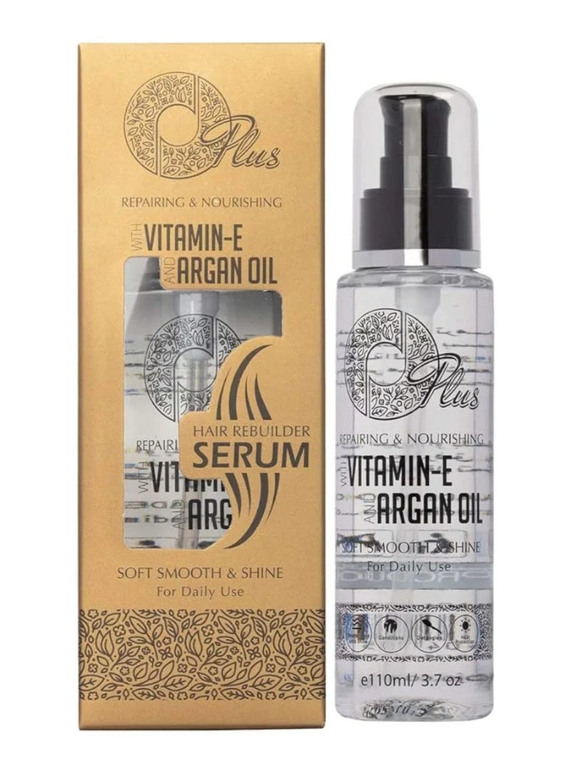 Oplus Hair Serum With Argan Oil and Vitamin E  Especially for Damaged and Split Hair  110 ml