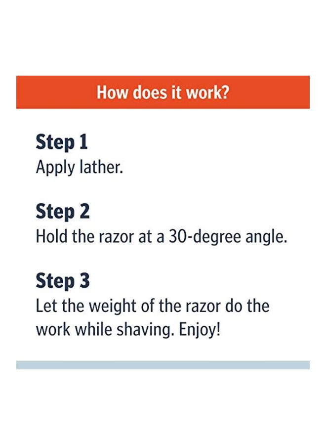 NIBEMINENT Futur Adjustable Double Edge Safety Razor Silver - Image 3