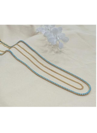 Chain in the form of lobes, in gold and blue - pzsku/Z9DDFA0E877D46EE18492Z/45/_/1719137616/7c10def8-f87d-4a54-aedc-10e12f26e780