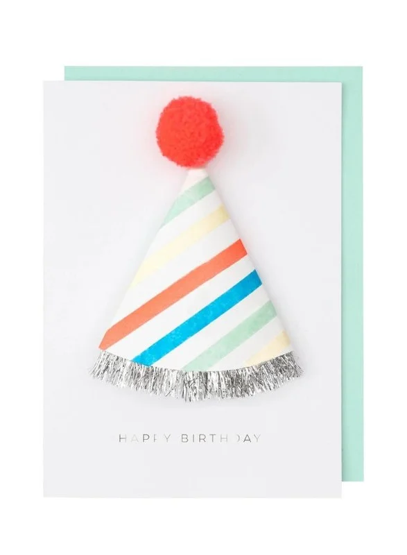 Meri Meri Meri Meri Birthday Hat Card