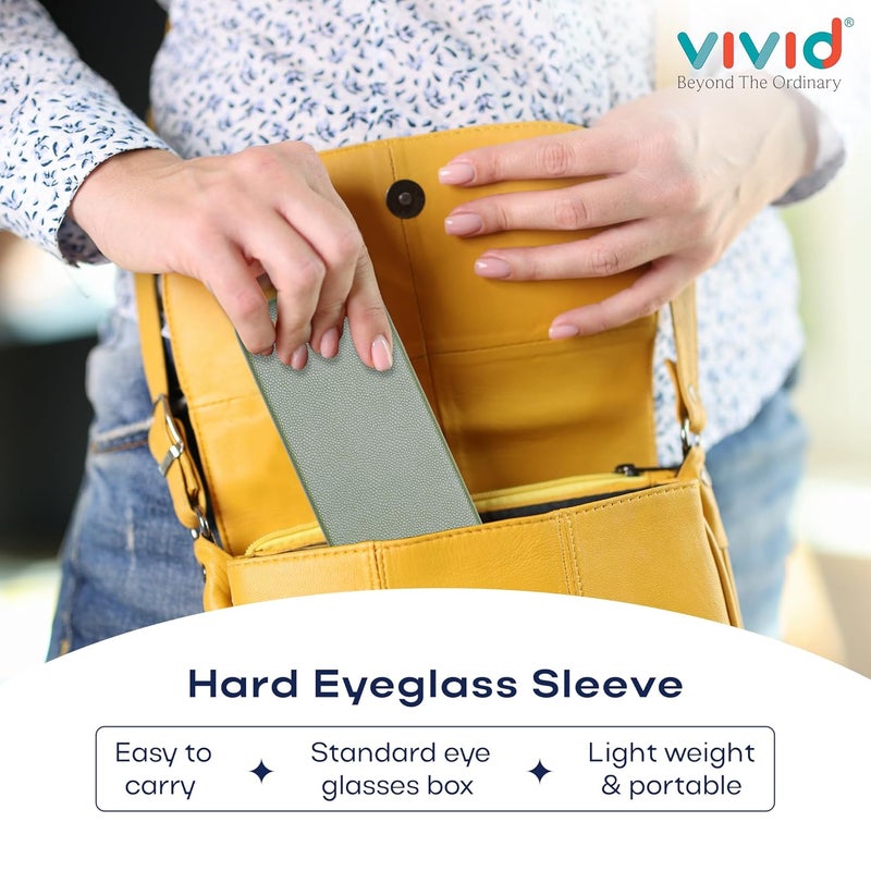 VIVID Unisex Adult Lightweight Eyewear Specs Case Cover | Protect Eye Glasses | Chashma Dibbi | Spectacle Box - Image 4