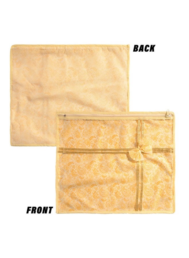 Kuber Industries™ Printed Non Wooven Saree Cover Set Of 12 Pcs (With Zip Lock)