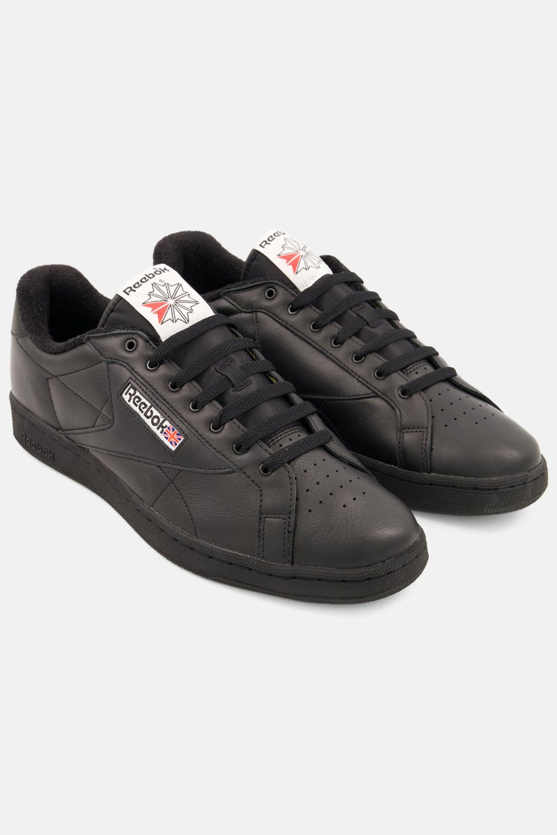 Reebok Men Club C Ground Lace Up Tennis Shoes, Black  - Image 1
