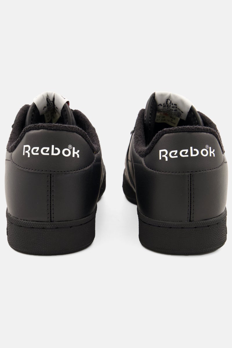 Reebok Men Club C Ground Lace Up Tennis Shoes, Black  - Image 2