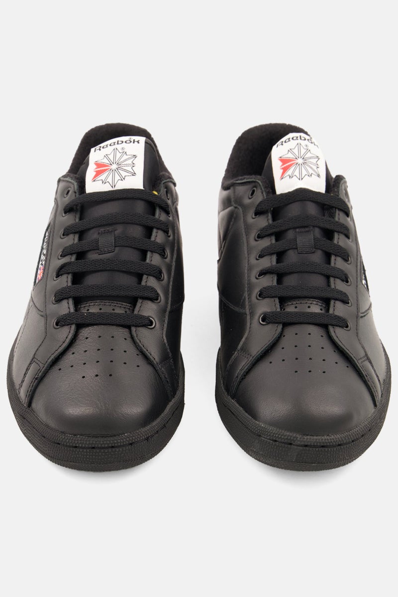 Reebok Men Club C Ground Lace Up Tennis Shoes, Black  - Image 3