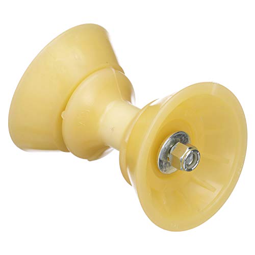 Seachoice Bow Roller w/Bells, 3 in., TPR, Gold, One Size, Yellow - Image 3
