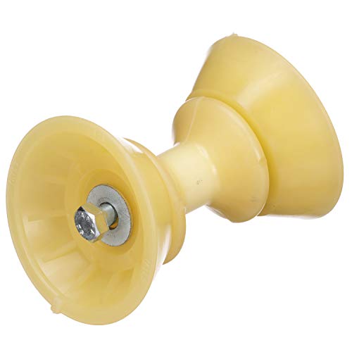 Seachoice Bow Roller w/Bells, 3 in., TPR, Gold, One Size, Yellow - Image 2