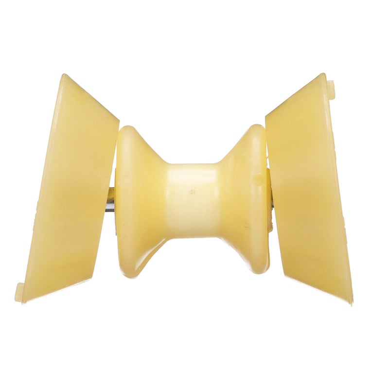Seachoice Bow Roller w/Bells, 3 in., TPR, Gold, One Size, Yellow - Image 5