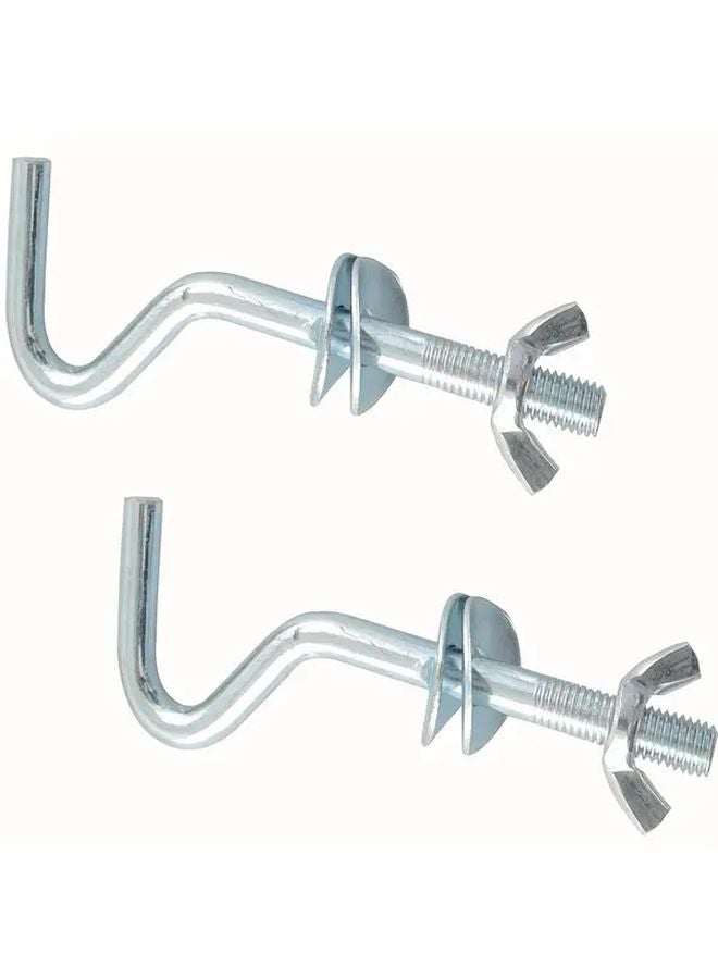 2pcs Heavy Duty Hammock Hooks Outdoor Lounger Stand Utility Hooks - Image 5